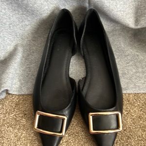 ASOS Design black pointy flats